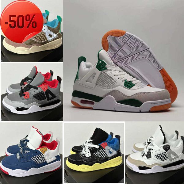 

td 4s infant sneakers kids basketball shoes sb 4retro sp pine green messy room infrared youth gradeschool military black toddler big boy gir