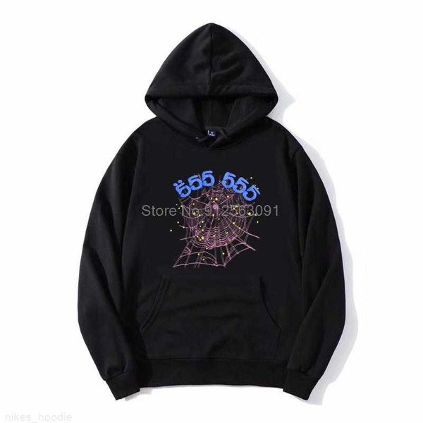 

hoodies sweatshirts men's vintage printing spder angel number hoodie mne fleece hoodies zipper sweatshirt hoody casual streetwear haraj, Black