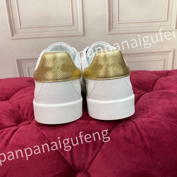 

2023 luxury casual shoes travel fashion white sports trainers women lace-up sneaker leather flat bottom designer shoe platform lady sneakers, Black
