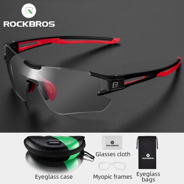 

outdoor eyewear rockbros bike glasses pochromic lens uv400 bicycle sports eyeglasses mtb road cycling sunglasses 230418