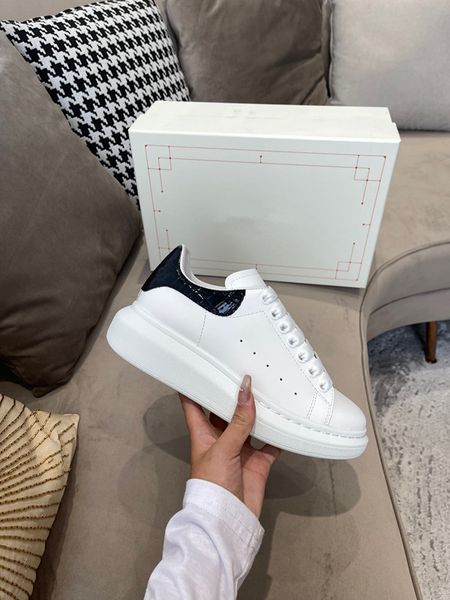

new running trainers woman shoe mens gym sneakers women travel leather fashion lady flat designer letters platform sneaker 0414, Black