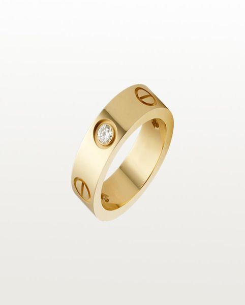 

love screw ring classic luxury designer jewelry for women band rings fashion accessories titanium steel alloy goldplated never fa4283154, Silver