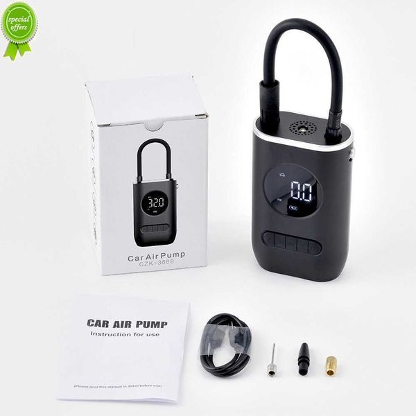 

new car electrical air pump mini portable wireless tire inflatable pump inflator air compressor pump for car motorcycle