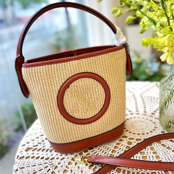 

beach bag tote women summer designer handbag luxury bucket shoulder bag crossbody female shopping purses
