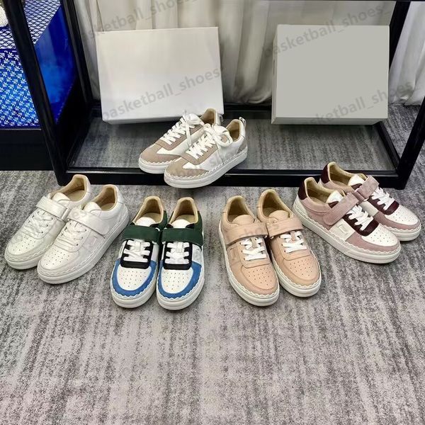 

2023 designer smooth suede causal shoes lace up sports trainers calfski low sneakers size 34-40 with box, Black