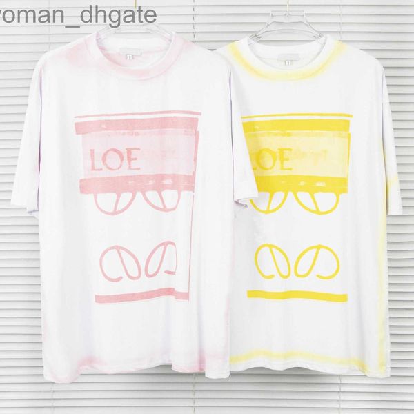

men's t-shirts designerhigh version of front and back direct spray hand-painted men's and women's short sleeved t-shirt sf9l, White;black