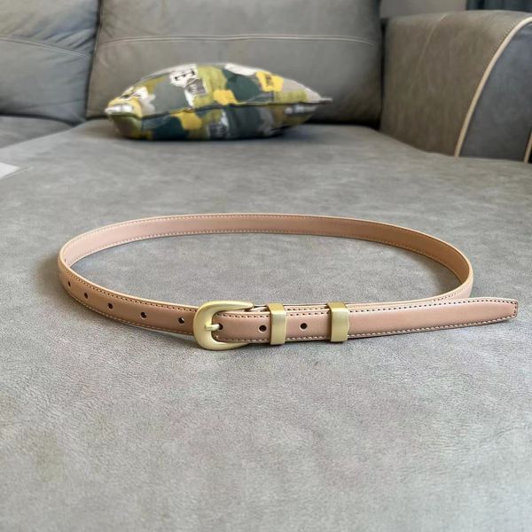 

designer belt woman fashion needle buckle 1.8cm width dress pink thin waist cowhide with box women belts, Black;brown