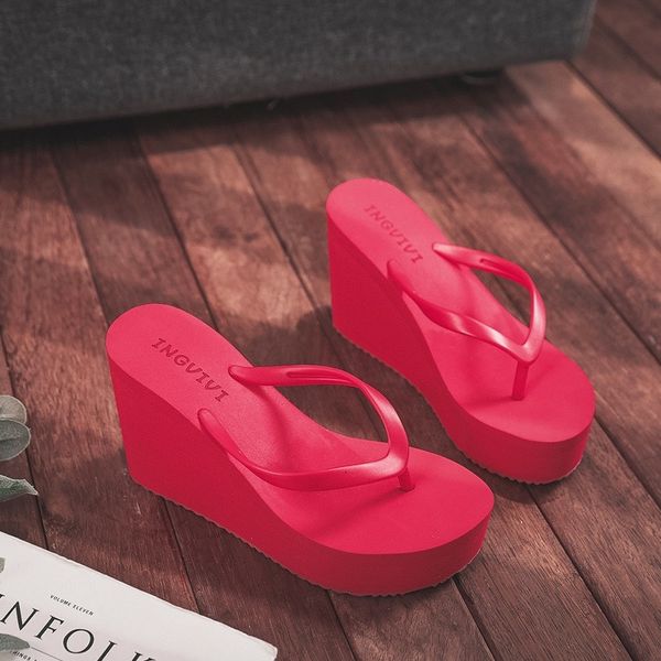 

slippers womens shoes comfort summer women wedge platform slippers outdoor sports beach flip flops opened toe casual shoes 230418, Black