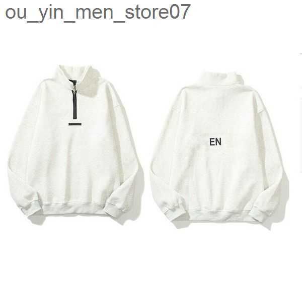 

essentail hoodie designer warm essent hooded hoodies sweater men's women's ess hoodie streetwear pullover sweatshirt loose essenta, Black
