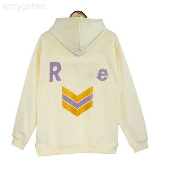 

designer rhudes hoodie mens rhudes hoody hooded sweatshirt felpa uomo niche fashion brand sudadera autumn winter long sleeve round neck pull, Black