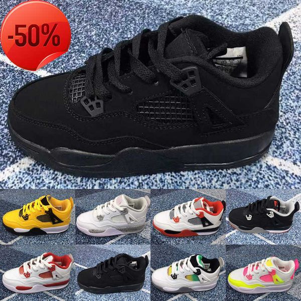 

university blue 4 4s kids basketball shoes white oreo paris metallic purple black cat shimmer taupe haze bred women sneakers trainers size 2