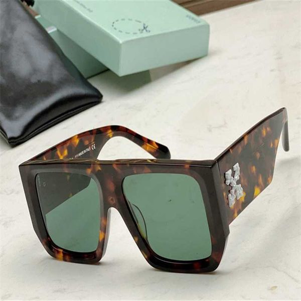 

2022 summer off fashion sunglasses women white trendy rectangular glasses uv400 men and outdoor leisure sunshade mirror, White;black