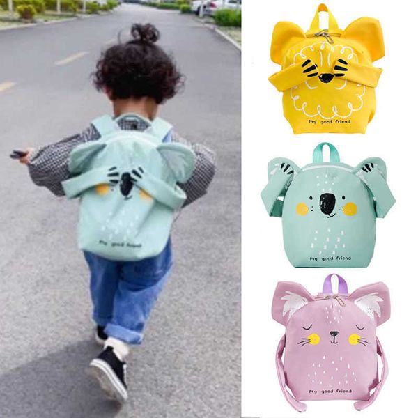 

backpacks new 4color cartoon children's backpack school kindergarten book bag travel backpack for boys girls children kids gift w0418