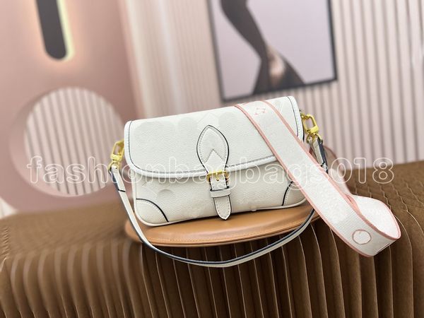 

m46386 m46388 diane satchel bag monograms empreinte handbag with jacquard cross-body strap shoulder bags luxurys designer embossed leather u
