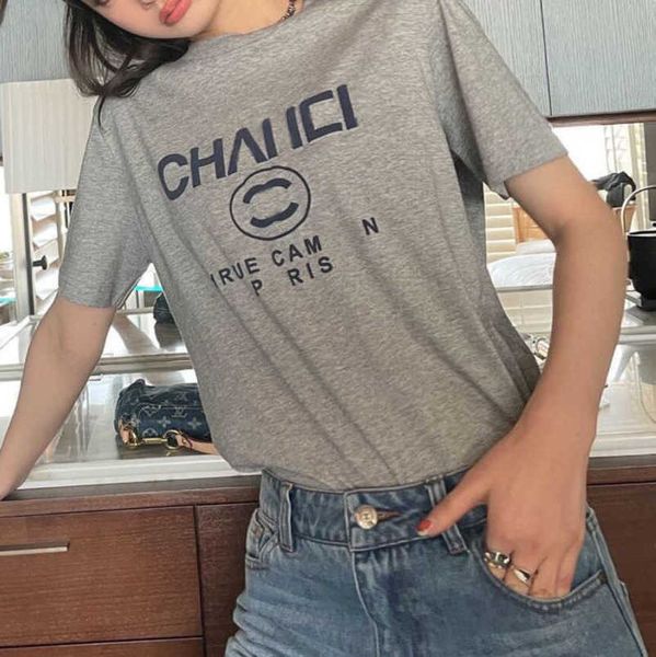

women's classics luxury t shirt ch brand tees men t-shirt designer paris trendy letter print couple short sleeve summer t-shirts round, White