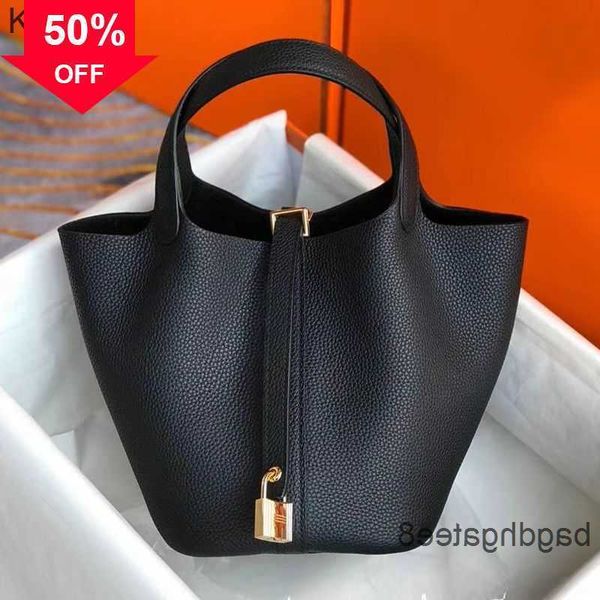 

bag graffiti birkins woman bags designer portable picotin capacity women's leather 2023 basket vegetable large bucket locks 71vca