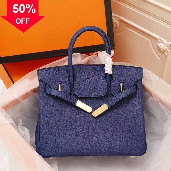 

7a totes birkin bag quality women handmade fashion purse cowhide leather pochette clutchdesigner togo luxury designer handbags imitation bra