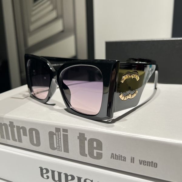 

ch8423 sunglasses for women men designer summer shades polarized eyeglasses big frame black vintage oversized sun glasses of women male, White;black