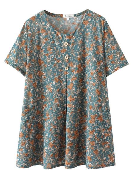 

t-shirt plus size femme t shirt women clothing summer short sleeve casual middle aged oneck high stretch printing milk fiber, Black