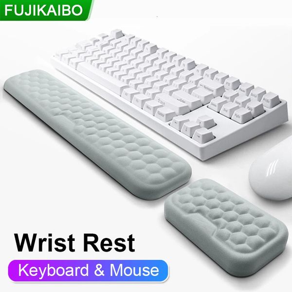 Mouse Pads Wrist Rests The Keyboard Protection Rest Pad With Massage Texture For PC Gaming Laptop Memory Cotton 231117Z260720
