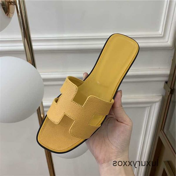 

high orans fashion definition beach shoe 2023 sandal slipper woman h women summer leather casual outwear rhinestone flat bottom sandals 9kiq