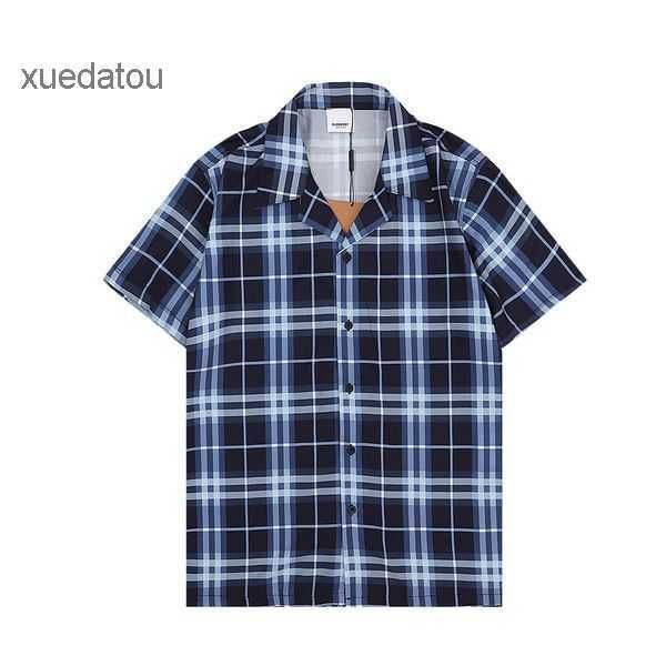 

nigrity mens casual shirt plaid polo collar fashion classic comfortable burrerys mens short sleeve business camisas de hombre shirt -xxxl 2, White;black
