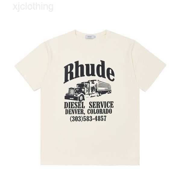 

men's t-shirts crafted from lightweight and breathable fabrics our summer rhude fashion causal men designer short sleeves us size s-xxl, White;black