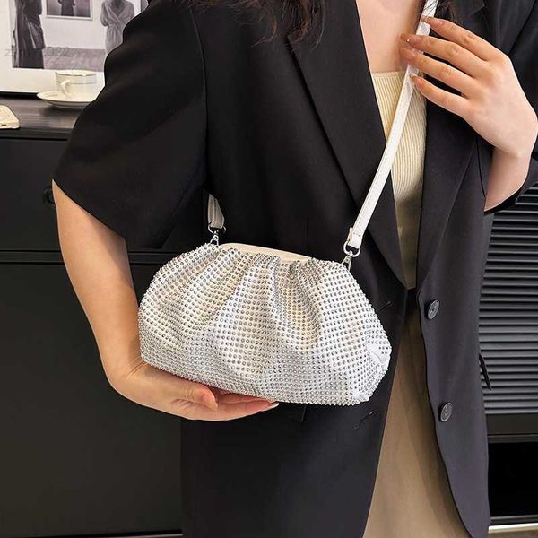 

evening bags 2023 spring for women sac a main designer handbags vintage pu leather crossbody bags with diamonds ladies totes cloudy bag bols