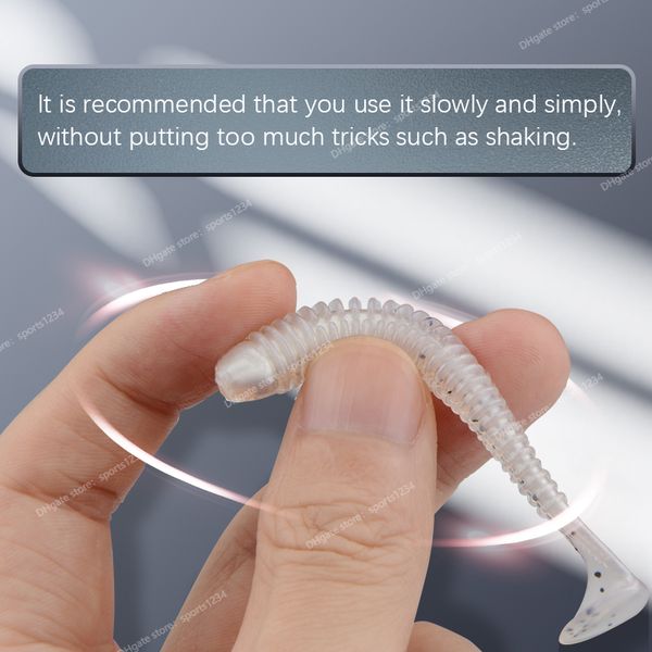 

swing impact ring shad fishing lure soft 55mm 65mm 75mm plastics baits swimbait jigging lure artificial baits fishingfishing lures plastics