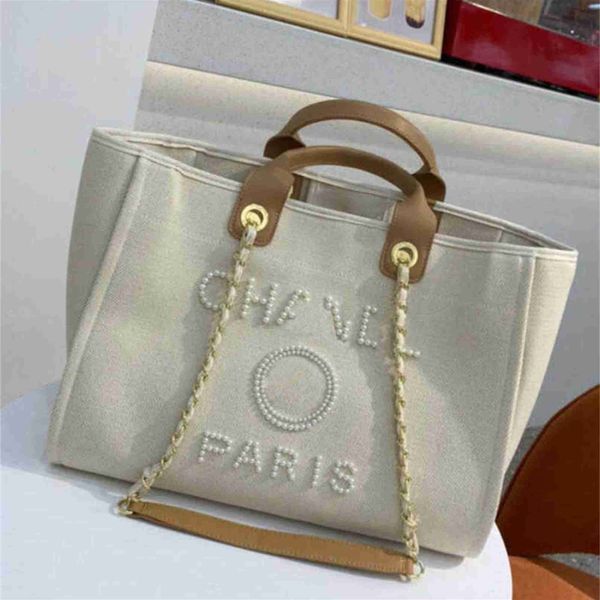 

70% off luxury women's fashion classic canvas beach bag large capacity small chain packs big handbags 0n93