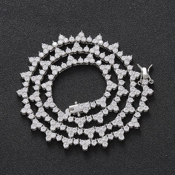 

strands strings women tennis necklace fashion jewelry iced out chain necklace bc146 230418, Black