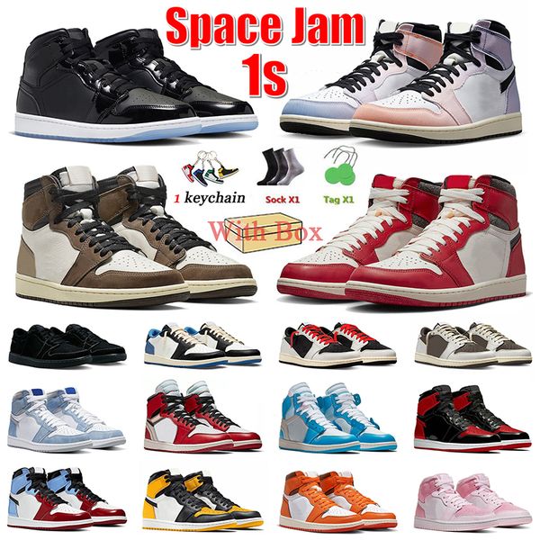 

jumpman 1 1s og basketball shoes mid space jam skyline lost found ts black phantom reverse mocha ow chicago unc bred taxi digital pink sneak