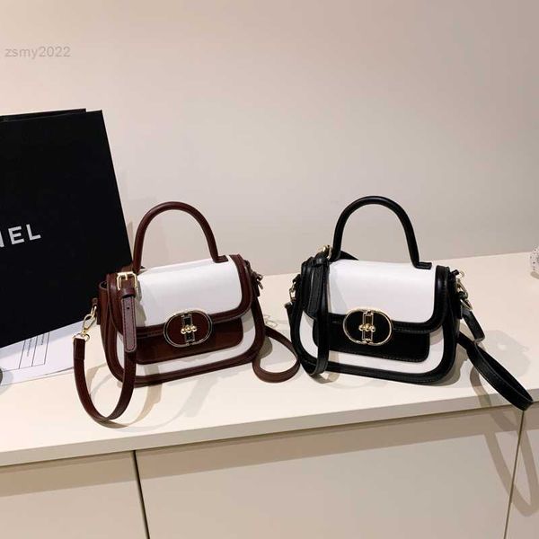 

shoulder bags women's bag 2023 trend luxury designer handbag white black brown square bag fashion shoulder crossbody bag