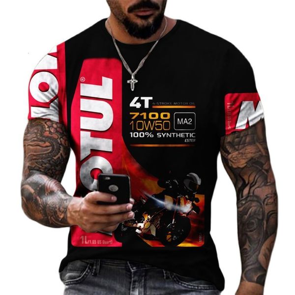 

mens tshirts vintage castrol t for men 3d oil print short sleeve street crew neck tshirts oversized tee man clothing 230417, White;black