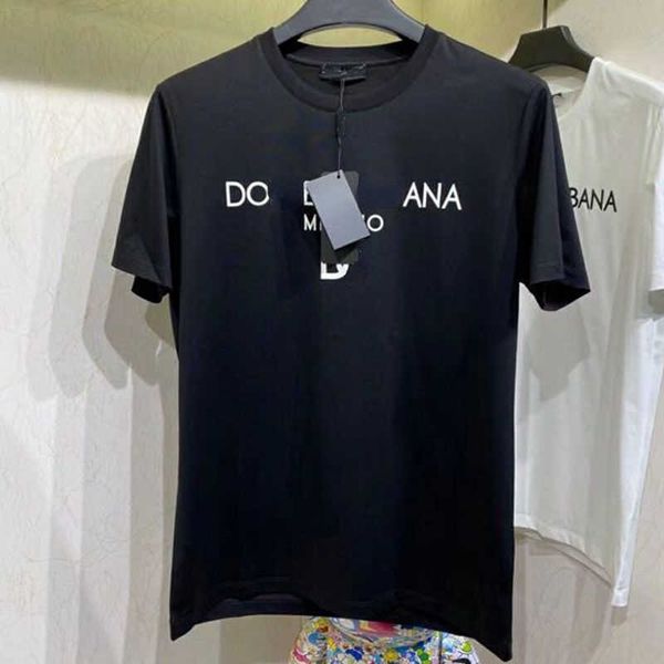 

oversize t shirt letter printing pattern tee designer t shirt men women round neck pullover american short sleeves t-shirt summer, White;black