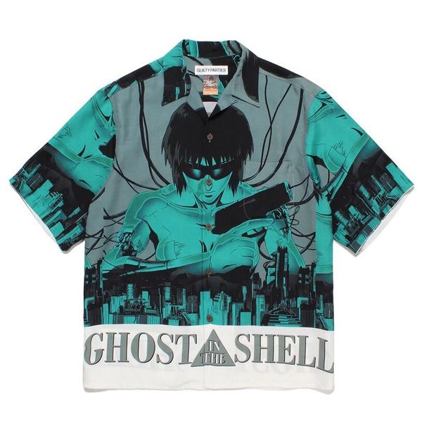 

2023ss quality shirt men women 1 summer quality hawaii beach shirts, White;black
