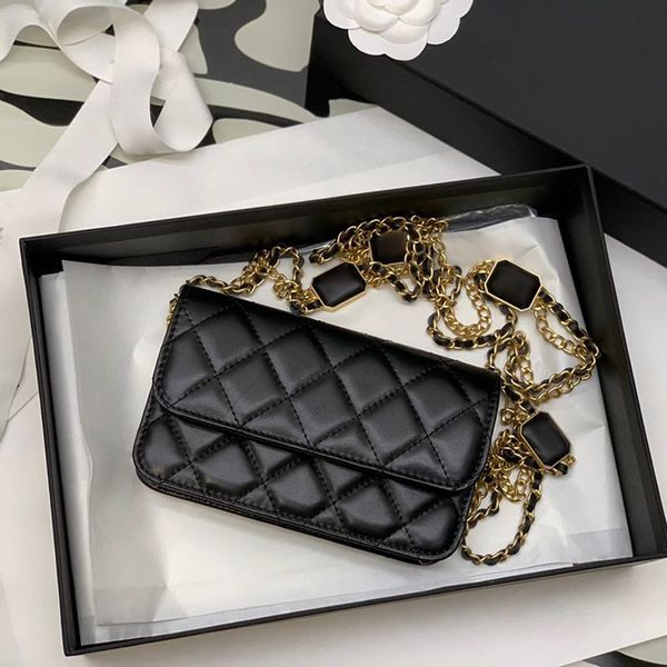 

Delicate knockoff Designer Crossbody bag 15.2cm Mini Genuine leather Handbag With Box YC143