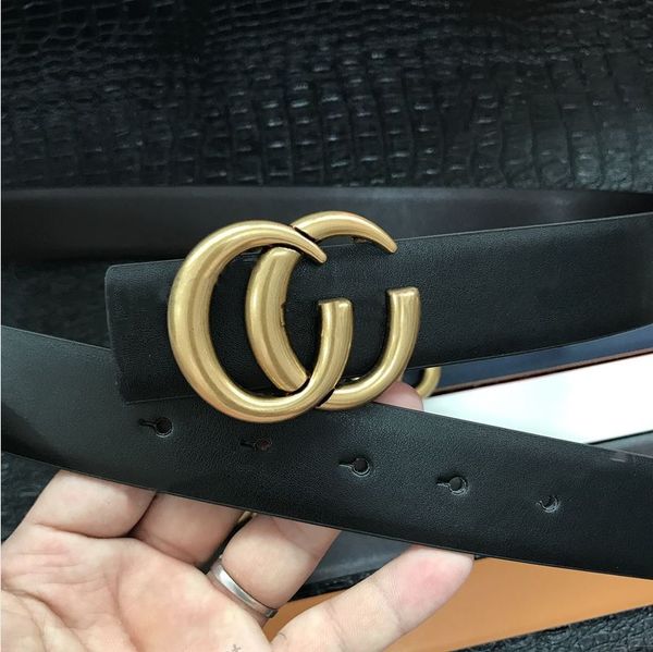 

womens belt 3.8cm letter v smooth buckle business casual waistband luxury brand jeans dress decorative belt wholesale, Black;brown