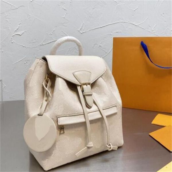 

fashion backpack style women empreinte leather shoulder school bag purse luxurys backpack women messenger bags satchel with dust bags