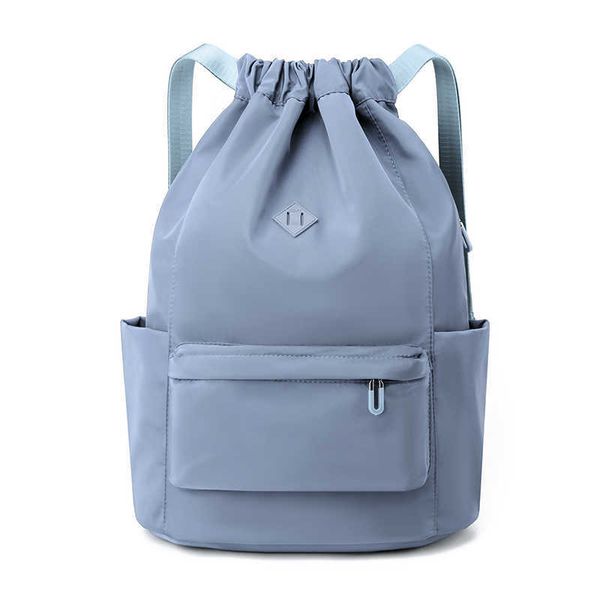 

backpacks fashion drawstring backpack for women durable soft fabric school backpack large capacity nylon shopping backpack w0418