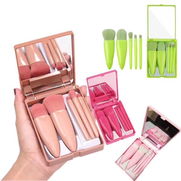 

5pcs makeup brushes set blush brush mini eye brush cosmetic powder eye shadow foundation blush blending make up brush maquiagem