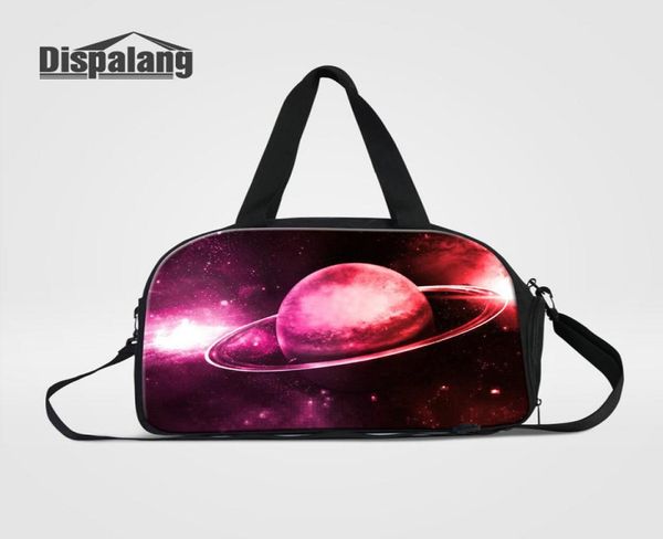 

universe space design travel bag organizer for colthes galaxy star printed women shoulder travel duffle bags handbags mens outdoor8537885