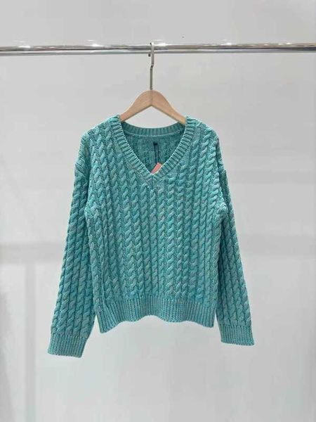 

Women' Jackets Miaojia' Fried Dough Twists V-neck pullover sweater in autumn and winter 53ZH, Picture color