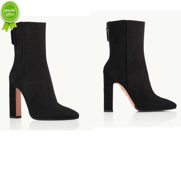 

designer sandals shoes women boots luxury designer lady leather joplin bootie suede matignon bootie ankle boot booties saint black aquazzura
