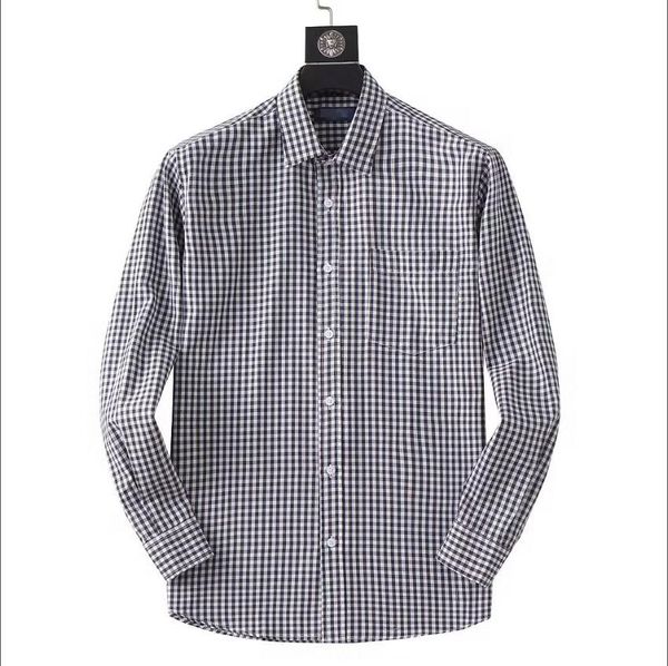 

brand men's shirt casual long-sleeved business spring and summer designer solid color shirt-9, White;black