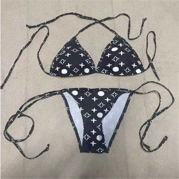 

designer bikini swimsuit 2023 wholesale underwear swimsuit designers bikini womens swimwear bathing suit luxury summer bikinis womans design, Black