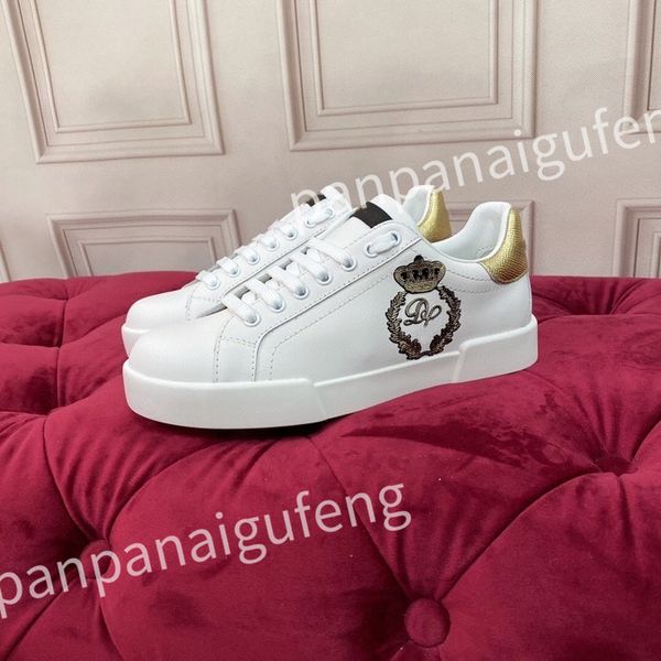 

2023 luxury casual shoes travel fashion white sports trainers women lace-up sneaker leather flat bottom designer shoe platform lady sneakers, Black