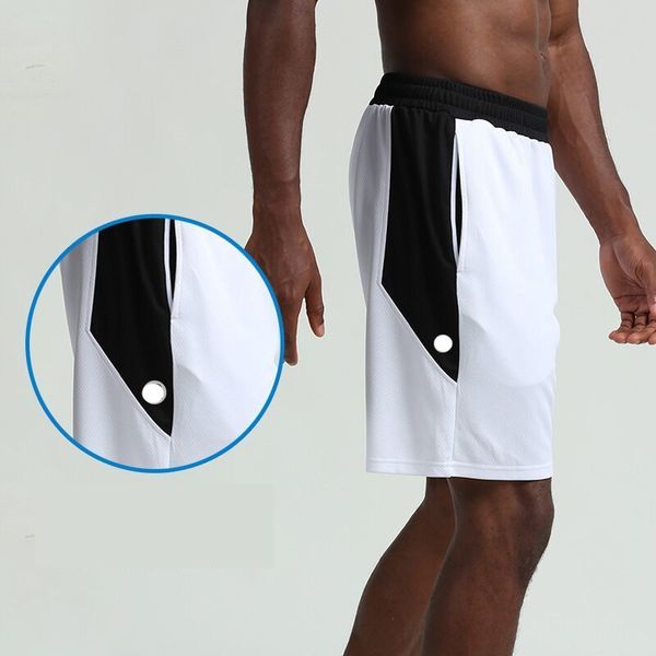 

men ll yoga sports shorts quick dry shorts with pocket mobile phone casual running gym short jogger pant pdd418