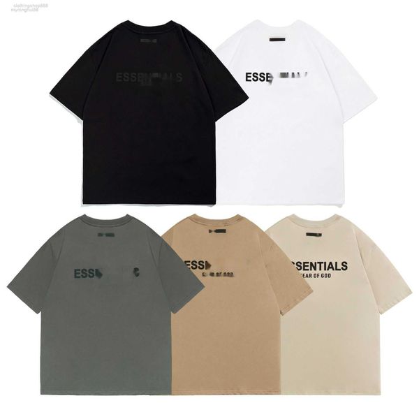 

men's t-shirts short sleeve new offset fog double thread fashion street loose 8yn4 h107, White;black