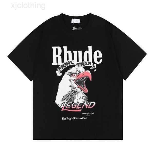 

men's t-shirts crafted from lightweight and breathable fabrics our summer rhude fashion causal men designer short sleeves us size s-xxl, White;black
